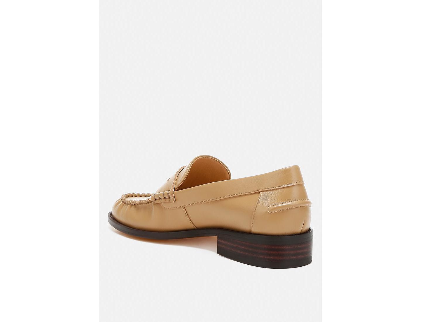 Женские туфли Rag & Co Plavia Genuine Leather, цвет: Бежевый — фото 7