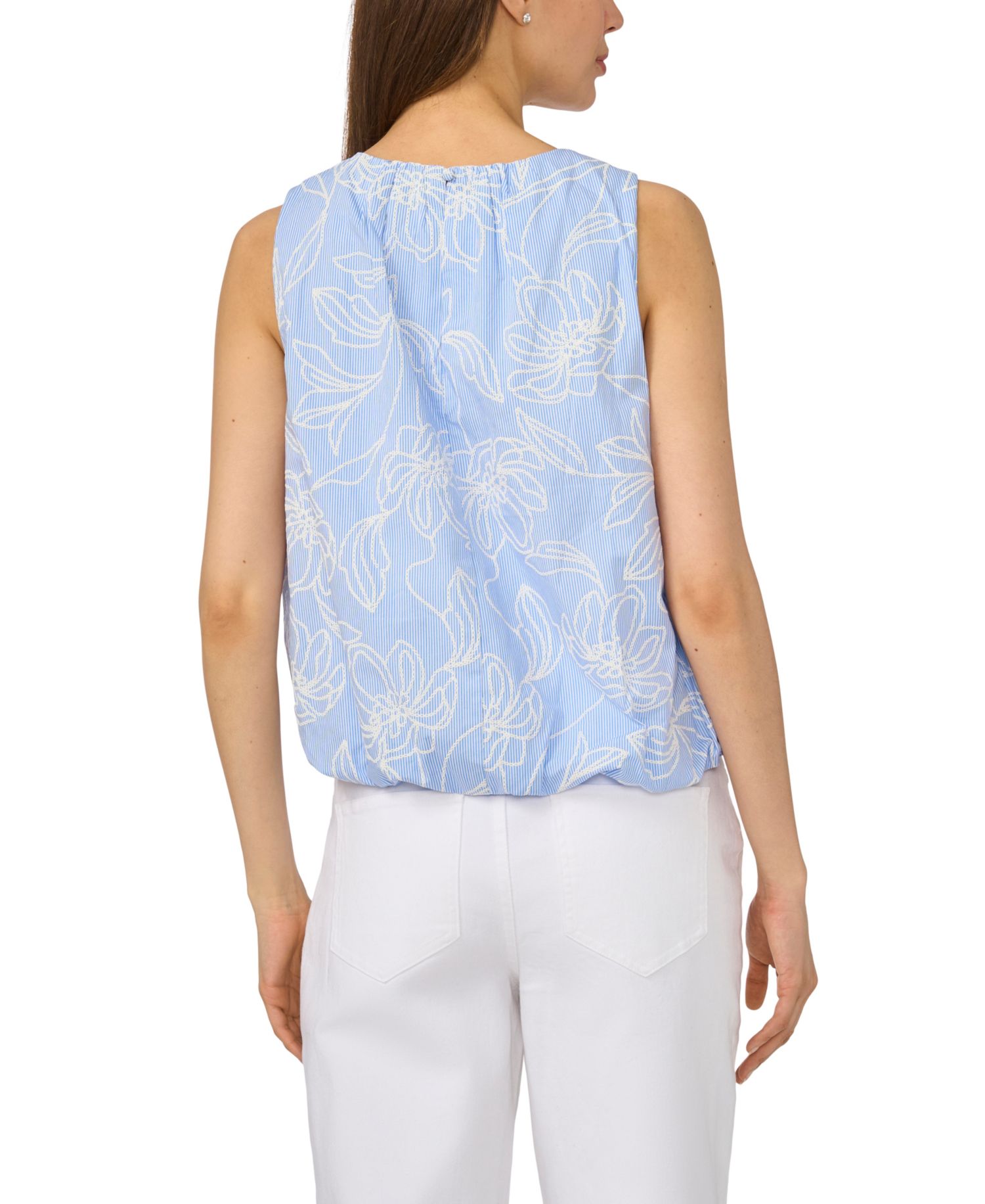 Women's Sleeveless Bubble Top