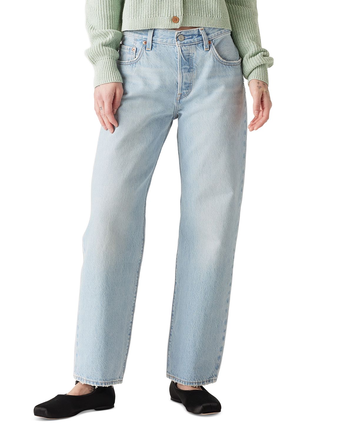 Levi's® Premium Women's 501 90's Ankle Mid-Rise Straight-Fit Jeans view 1 — MAYCSS fashion products