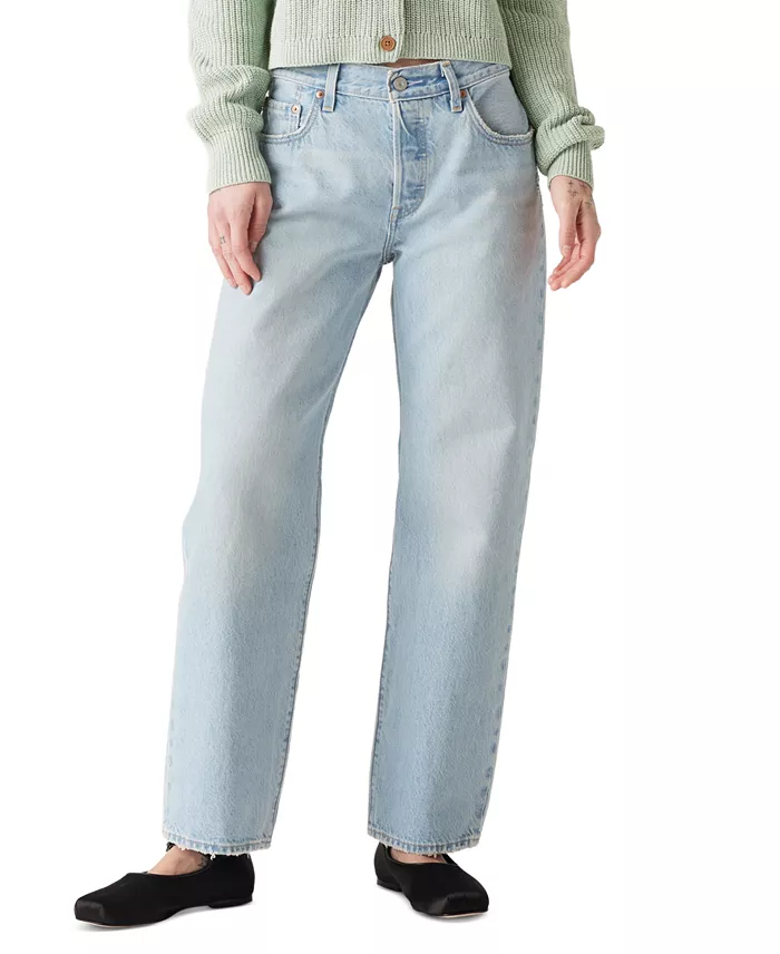 Premium Women's 501 90's Ankle Mid-Rise Straight-Fit Jeans