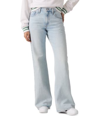 Women's Middy Loose Mid Rise Bootcut Jeans