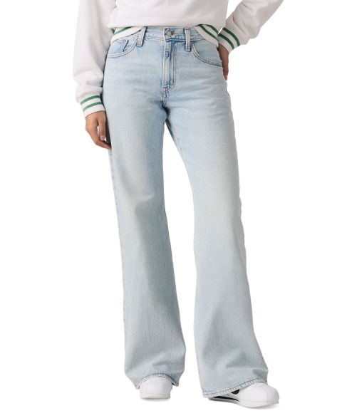 Женские джинсы Levi's Middy Loose Mid Rise Bootcut, цвет: Abraided