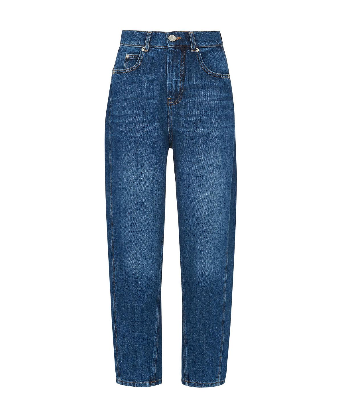 Whistles Women's High Waist Barrel Leg Jean view 2 — MAYCSS fashion products