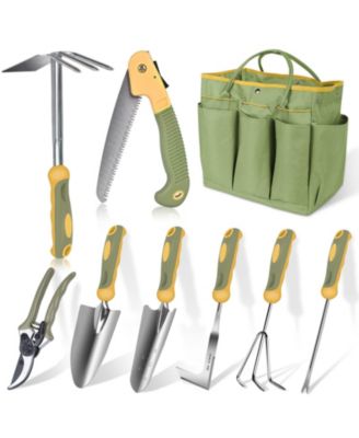 Garden Tool Set 9pieces Stainless Steel Heavy Duty Bag Gift Men Women