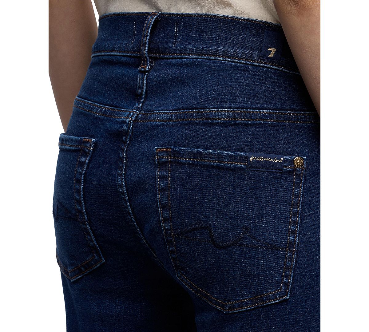 7 For All Mankind Women's Tailorless Bootcut Jeans view 3 — MAYCSS fashion products