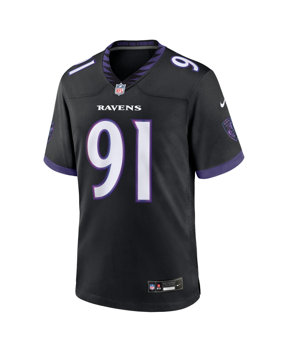 Nike Men's Trey Hendrickson Black Baltimore Ravens Alternate Game Jersey