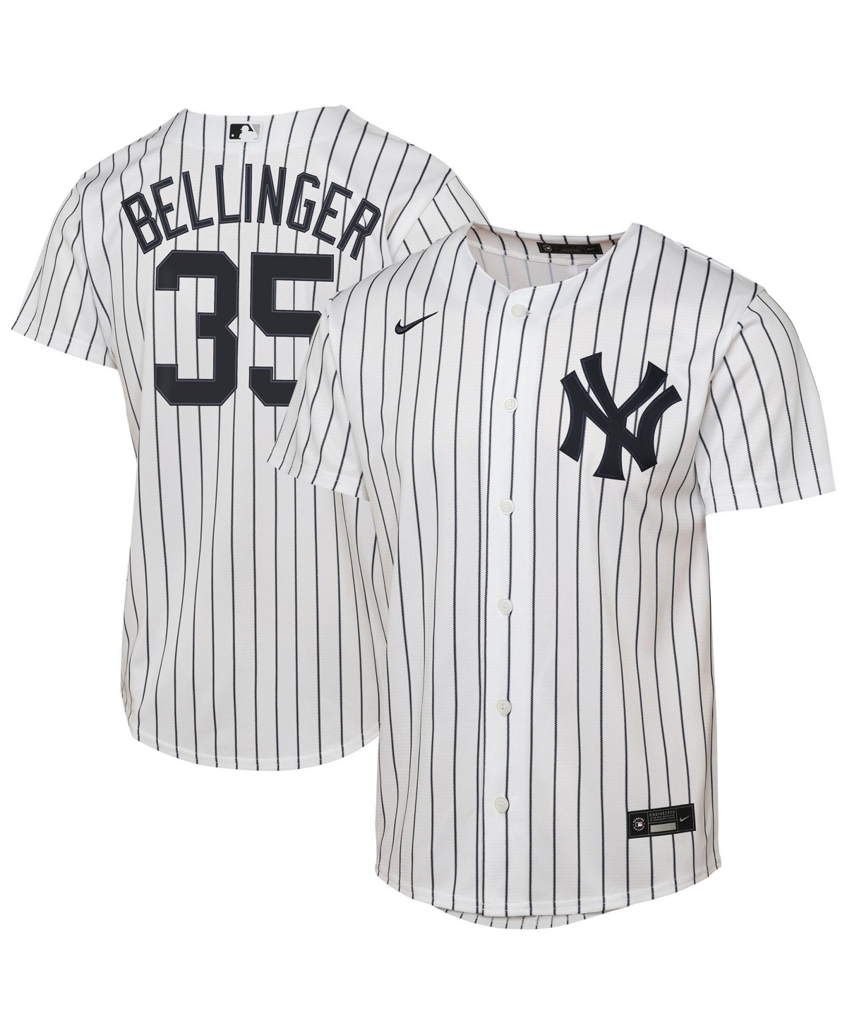 Nike Big Boys and Girls Cody Bellinger White New York Yankees Home Baseline Jersey