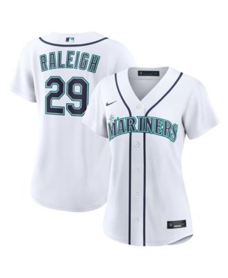 Women's Cal Raleigh White Seattle Mariners Home Replica Jersey