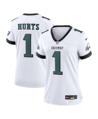 Women's Jalen Hurts White Philadelphia Eagles Game Jersey
