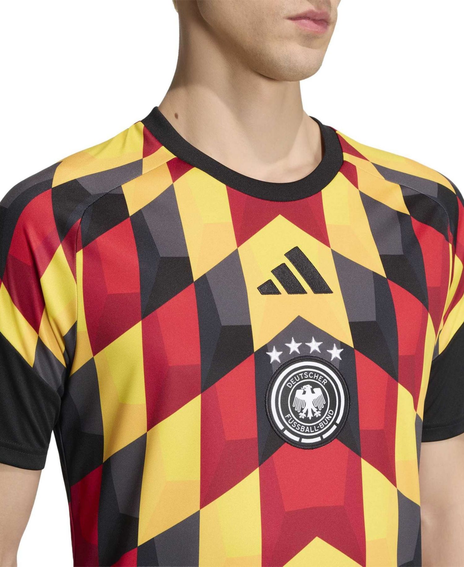 Men's Black Germany National Team 2026 Pre-Match Jersey