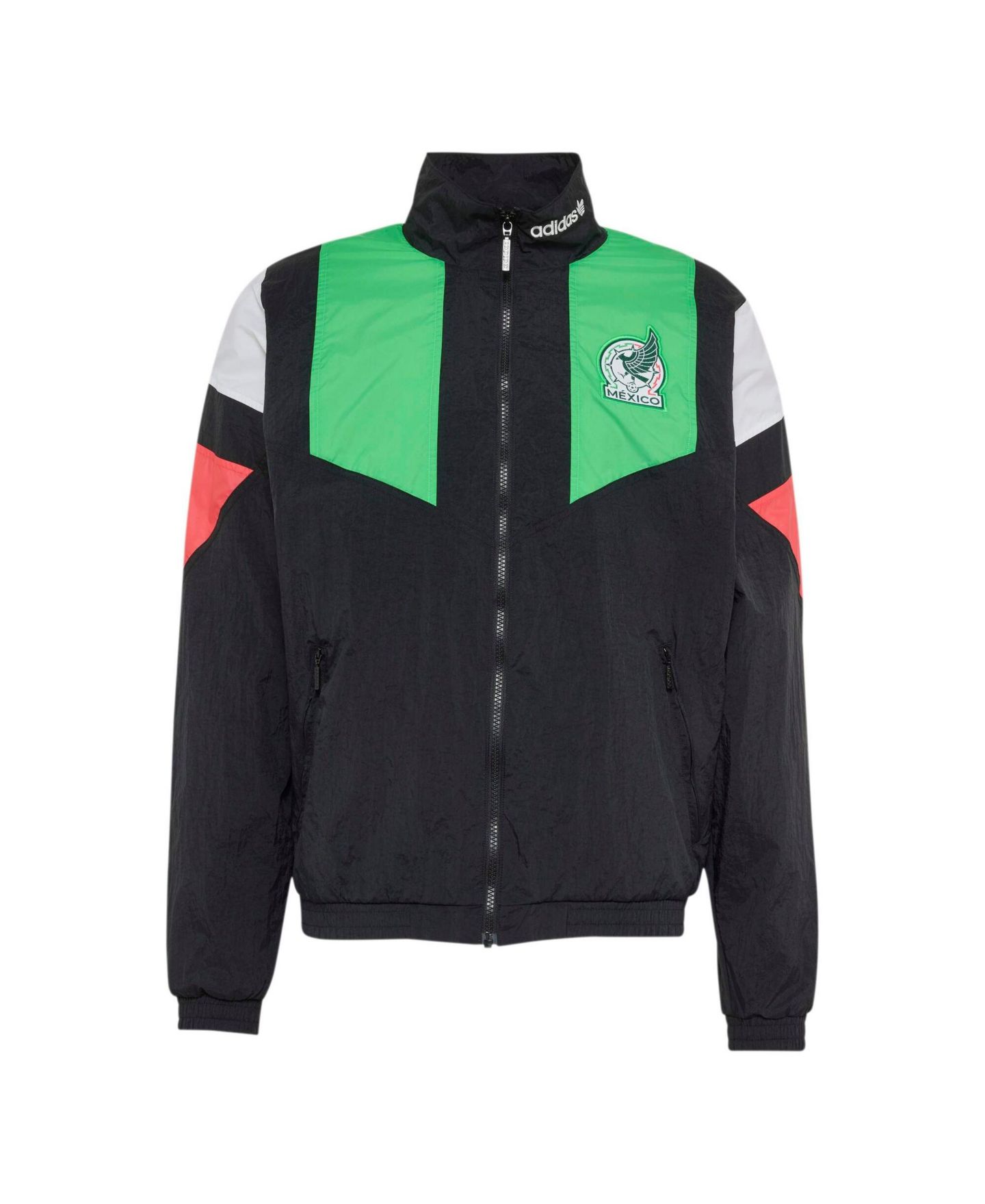 Мужской свитшот adidas Black Mexico National Team EQT Full-Zip Track Sweatshirt — фото 4