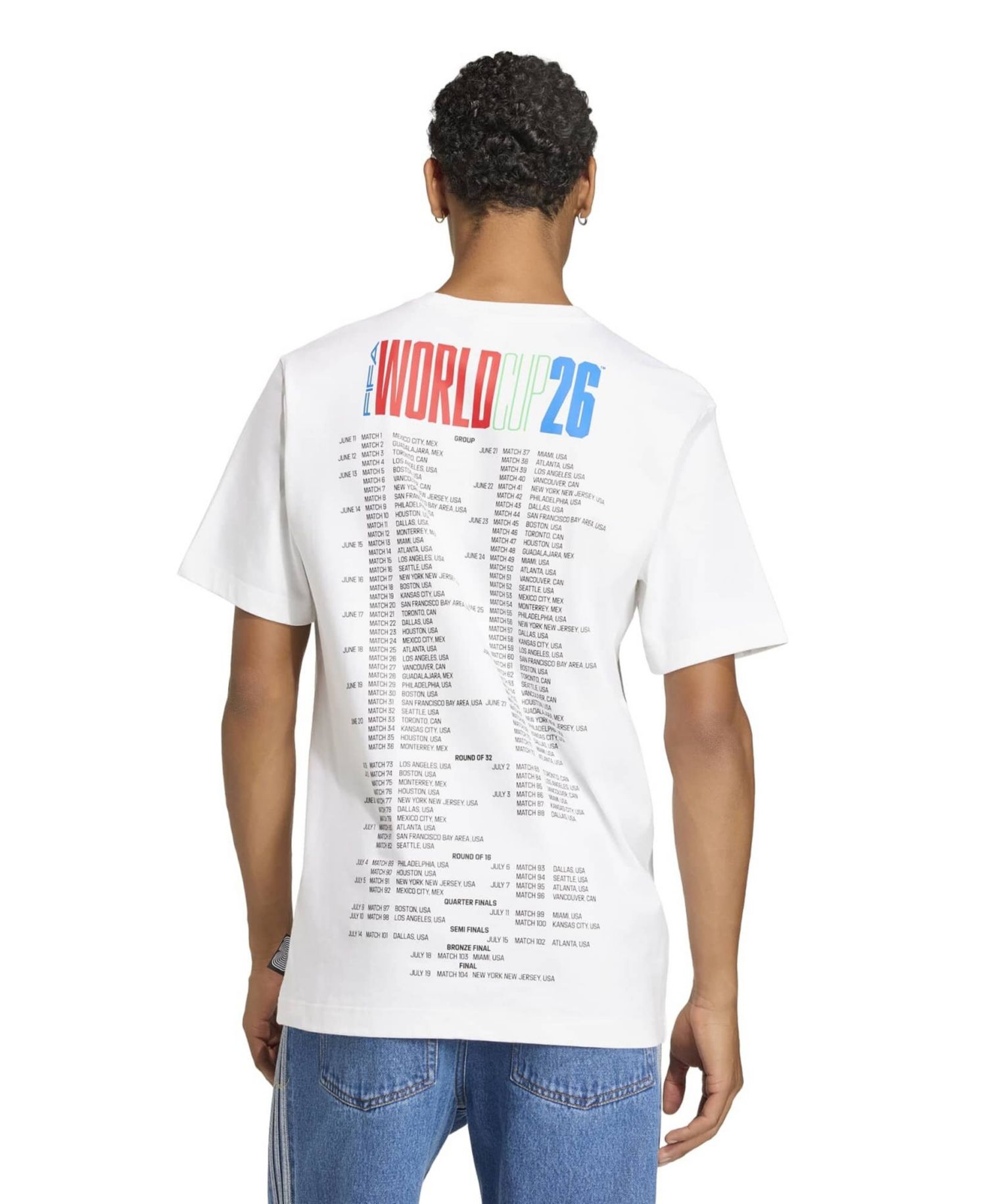 Men's White 2026 FIFA World Cup Tour T-Shirt