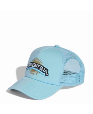 Men's and Women's Light Blue Argentina National Team Trucker Adjustable Hat