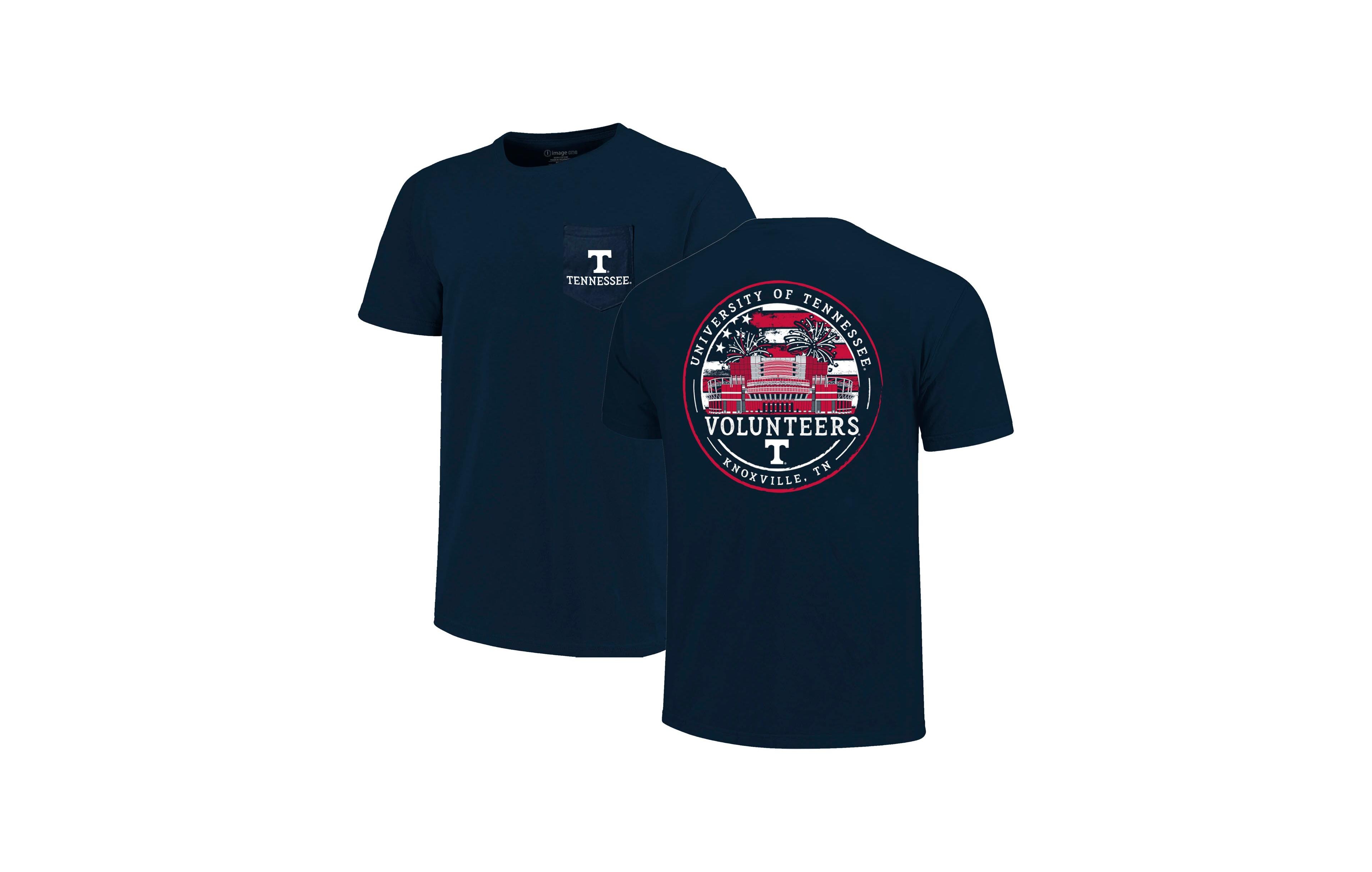 Image One Men's Navy Tennessee Volunteers Campus Americana T-Shirt