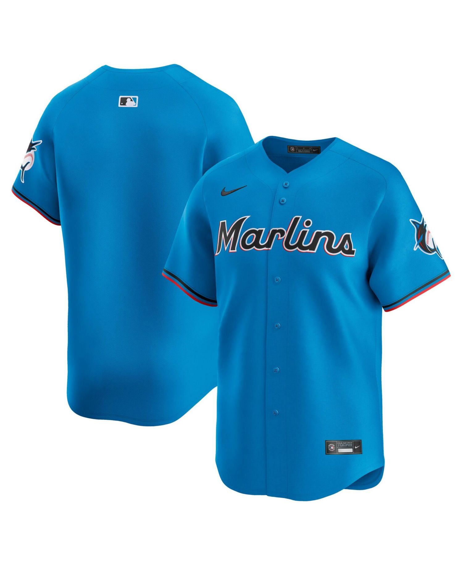 Men's Blue Miami Marlins Limited Jersey