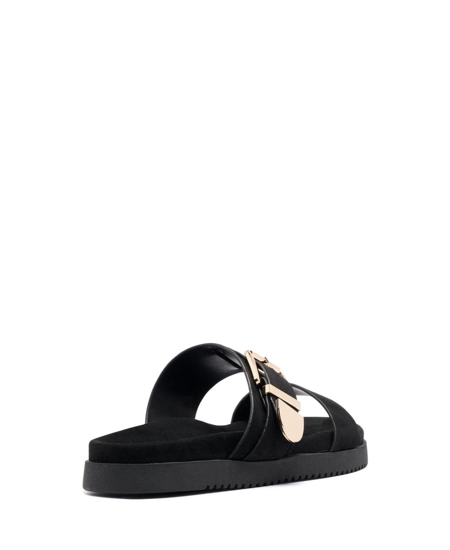 Женские сандалии Therapy Australia RemiOpen Round Toe, цвет: Чёрный искусственный замшевый — фото 3