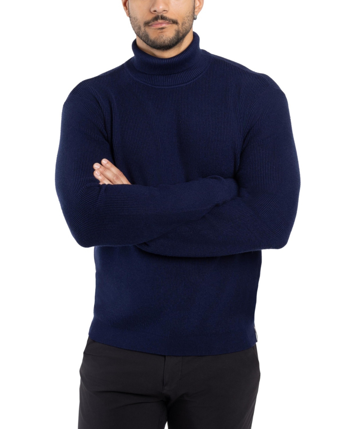 Spring + Mercer Men's Spring + Mercer Ribbed Turtle Neck Sweater