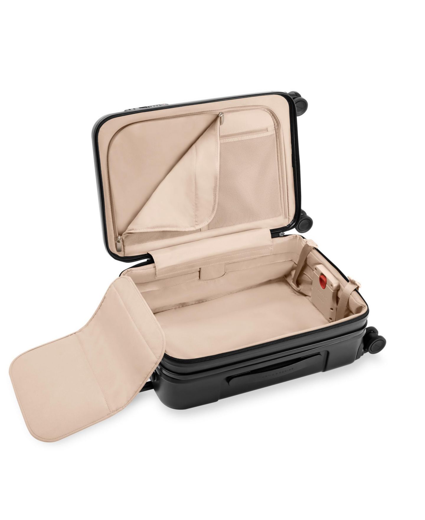 Чемодан Briggs & Riley Essential Front Pocket Carry-On Expandable Spinner, цвет: Чёрный — фото 4