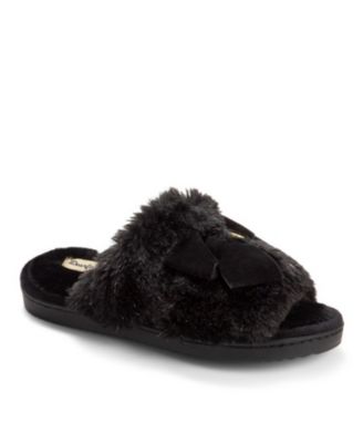 Women's Bianca Pile Slide Slipper with Bow
