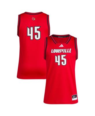 Men's 45 Red Louisville Cardinals Replica Swingman Jersey