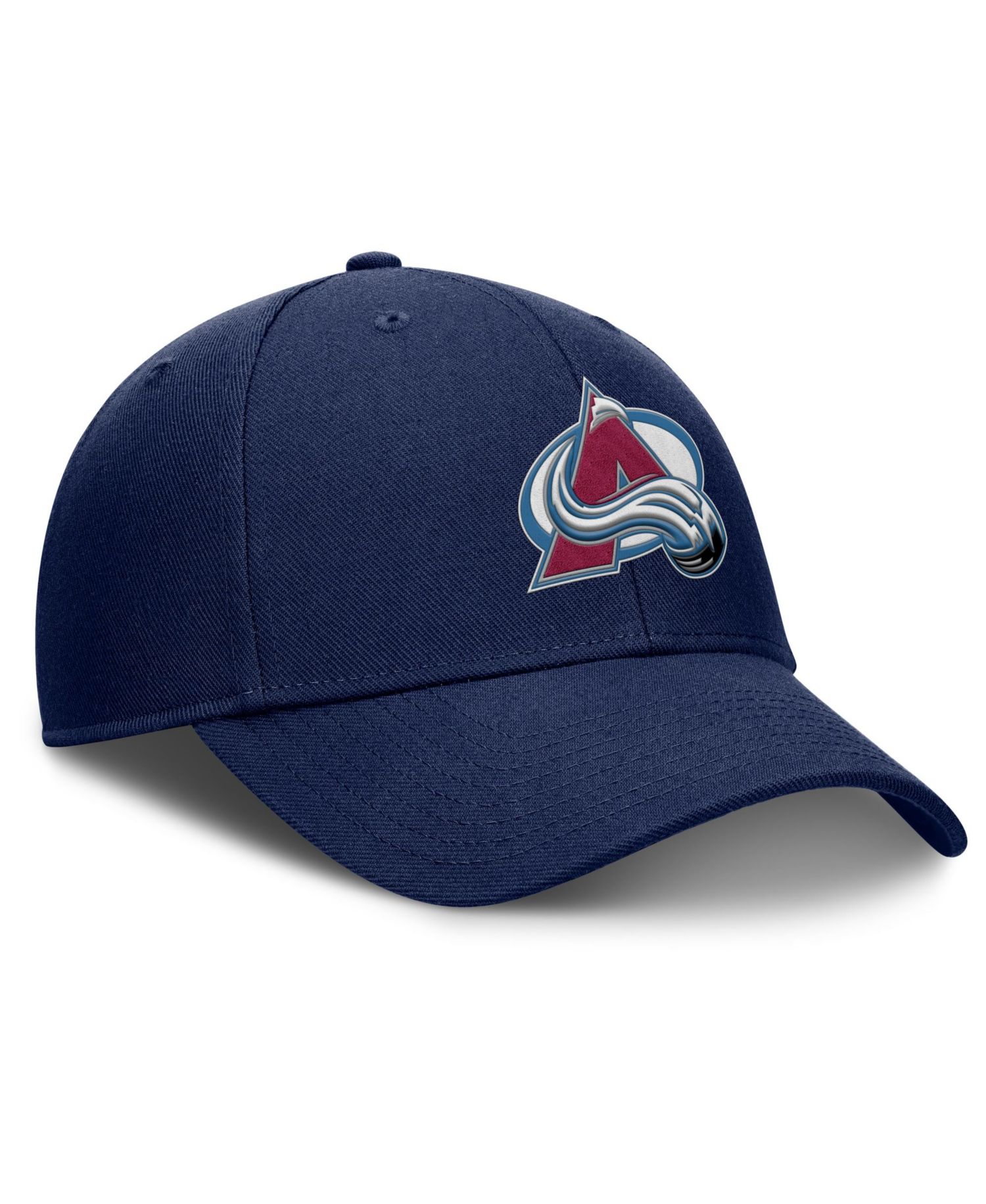 Men's Navy Colorado Avalanche Force Adjustable Hat