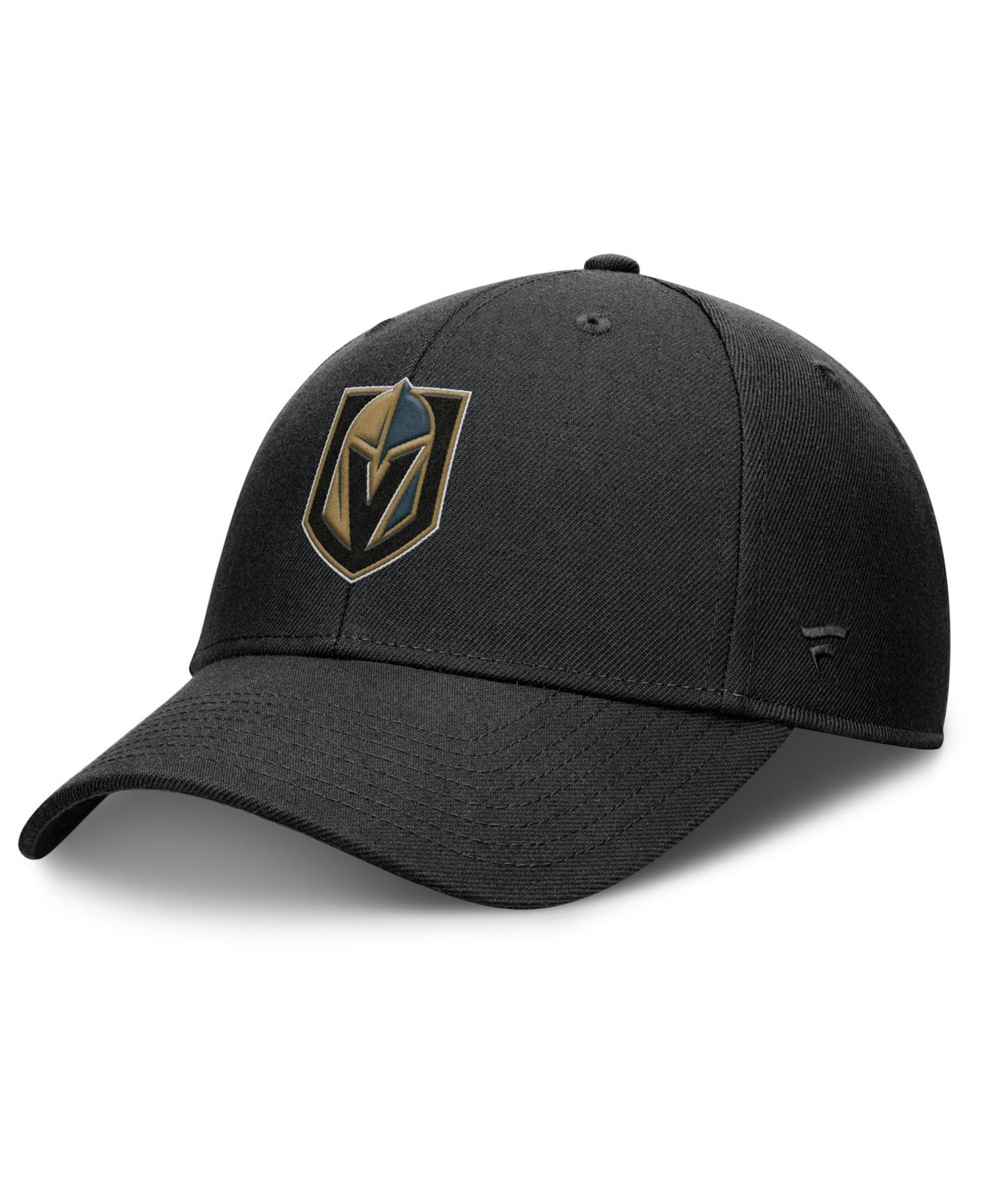 Men's Black Vegas Golden Knights Force Adjustable Hat
