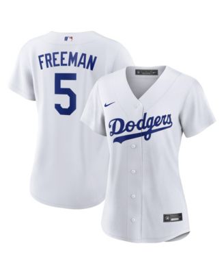 Women's Freddie Freeman White Los Angeles Dodgers Home Replica Jersey