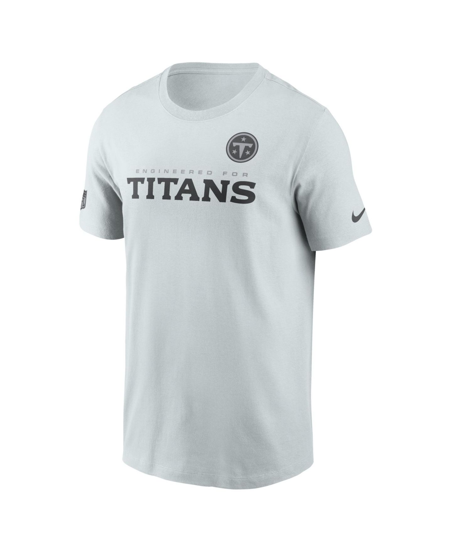 Мужская футболка Nike Gray Tennessee Titans Sideline Dri-FIT — фото 2