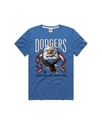 Men's Royal Los Angeles Dodgers America's Pastime Tri-Blend T-Shirt