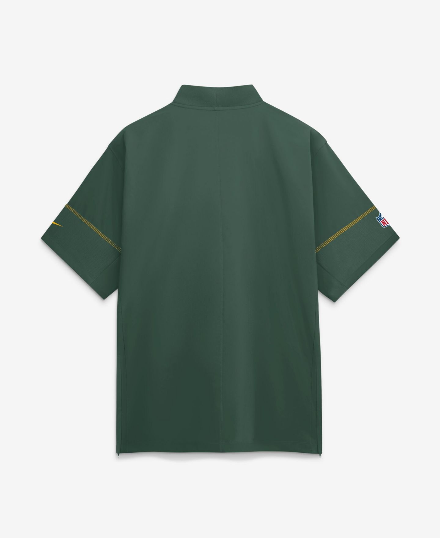 Мужская куртка Nike Green Bay Packers Sideline Short Sleeve Quarter-Zip Coaches — фото 2