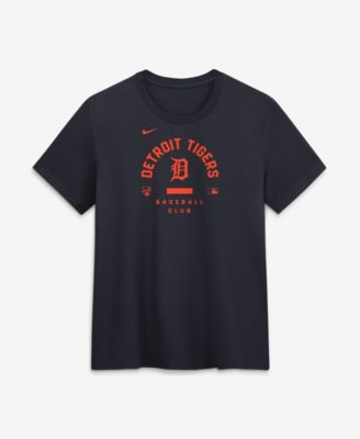 Women's Navy Detroit Tigers Authentic Collection Early Work Tri-Blend Dri-FIT T-Shirt