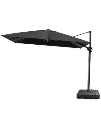 Outdoor Patio 9X12Feet Aluminum Cantilever Umbrella with Wheel Base