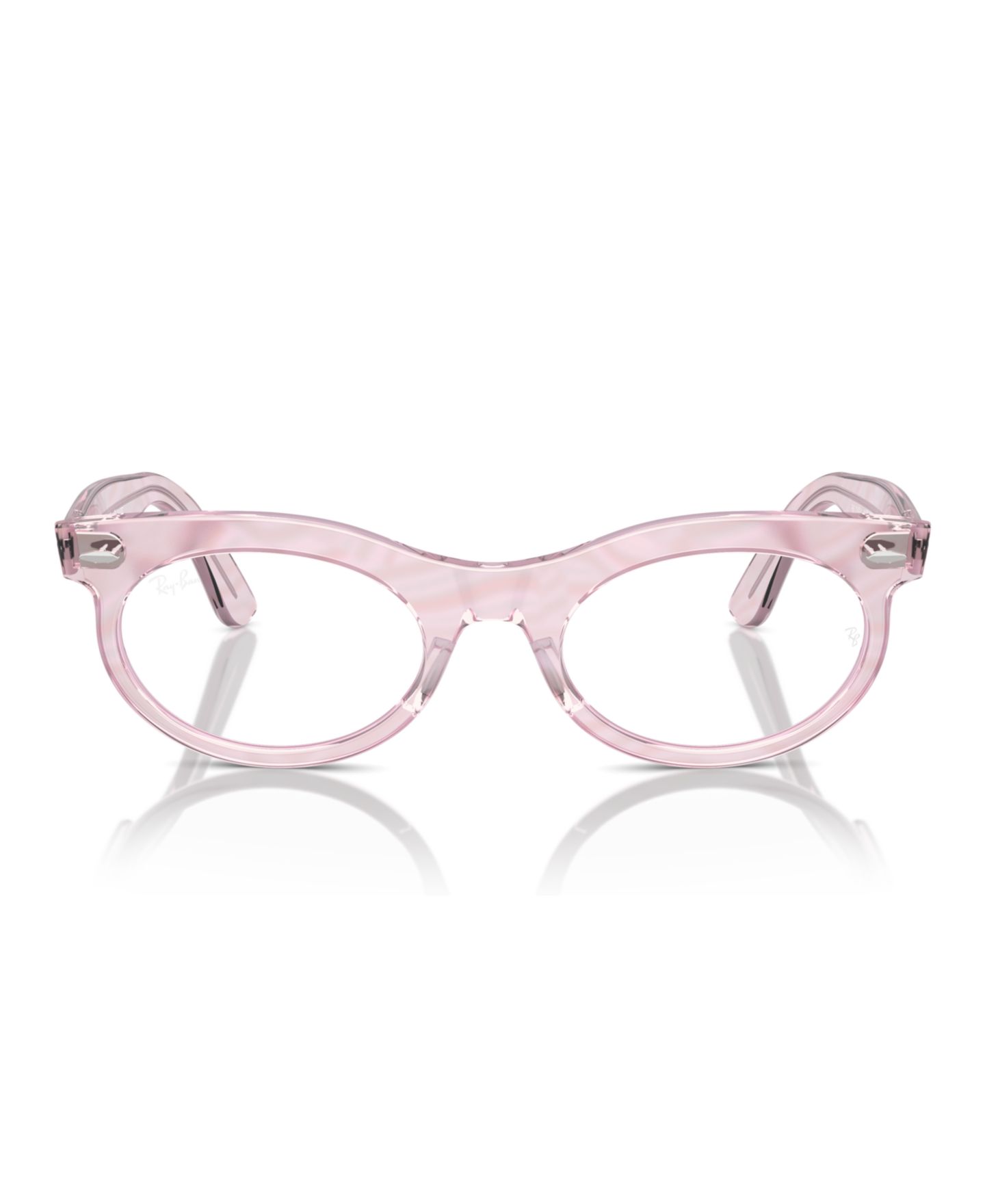 Очки Ray-Ban Unisex Wayfarer Oval Optics Change Eyeglasses, RB2242V, цвет: Фиолетовый — фото 2