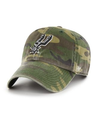 Men's Camo San Antonio Spurs Clean Up Adjustable Hat