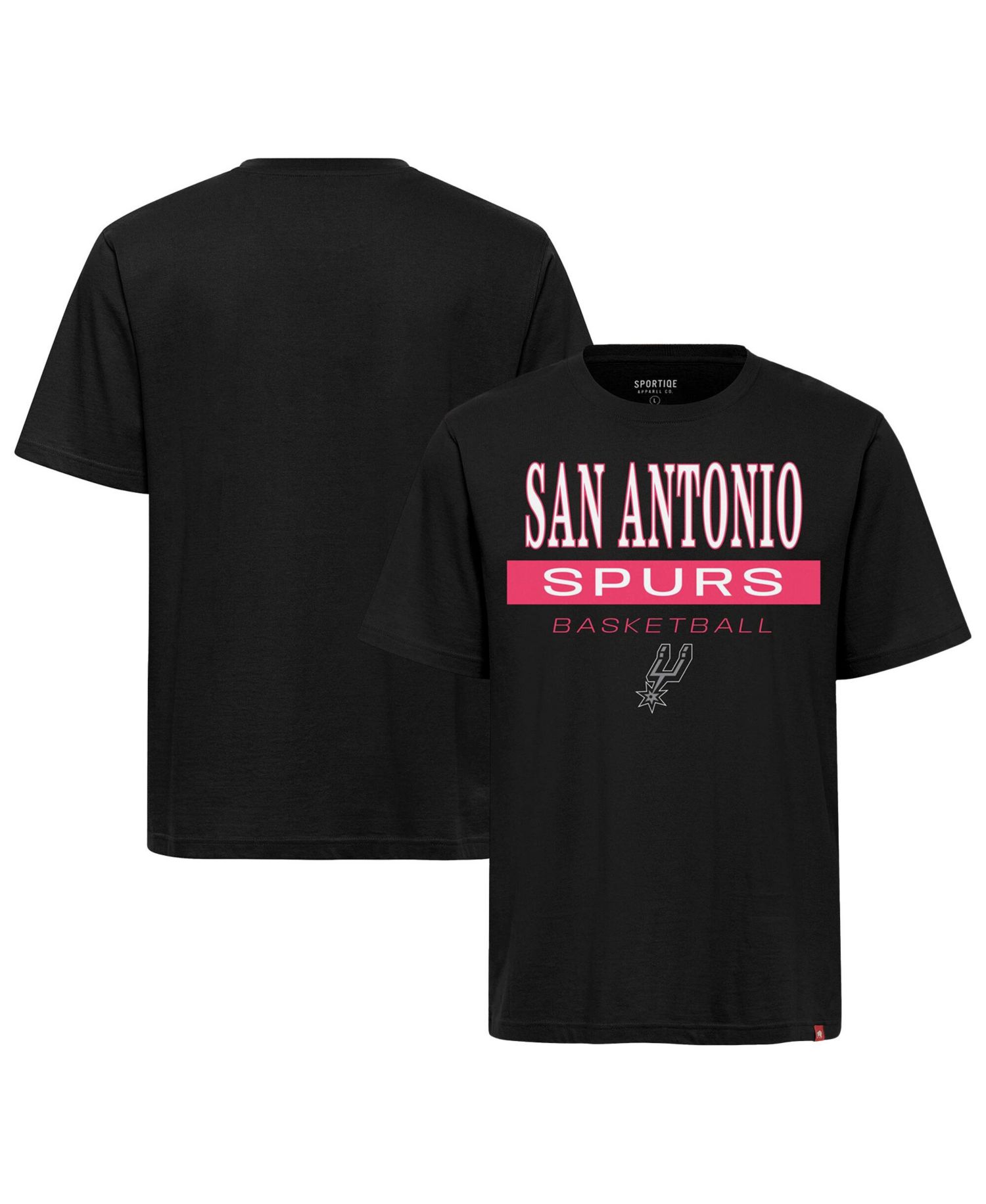 Men's and Women's Black San Antonio Spurs Duke Russell T-Shirt