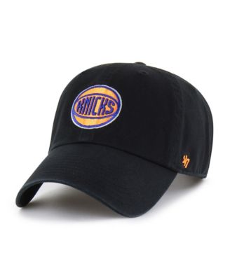 Men's Black New York Knicks Clean Up Adjustable Hat