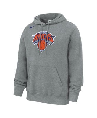 Men's Gray New York Knicks Club Fleece Hoodie