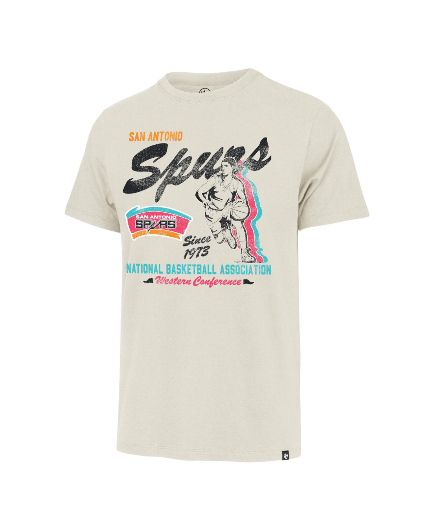 Men's Tan San Antonio Spurs Regional Franklin T-Shirt