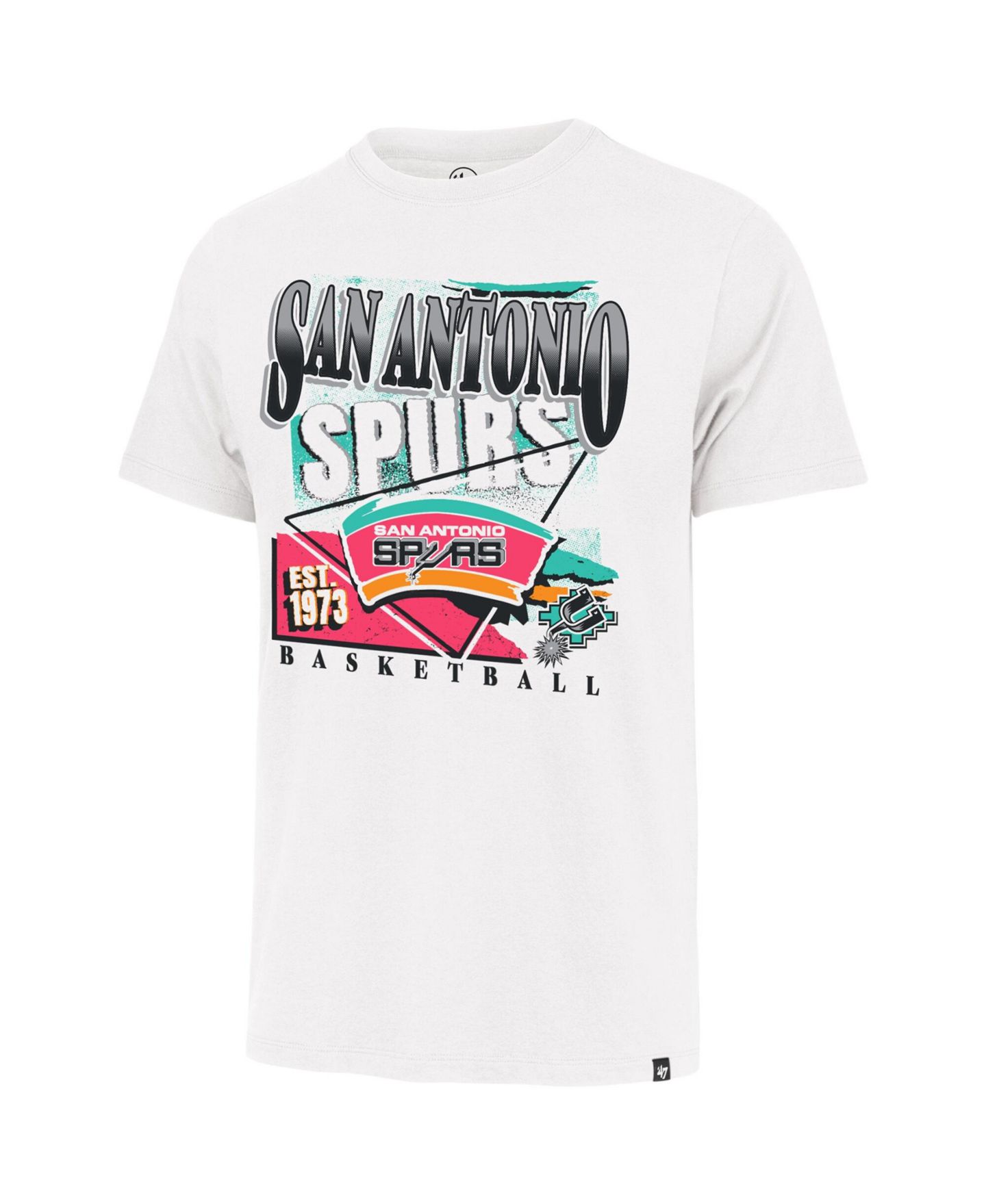 Мужская футболка Profile White San Antonio Spurs Big & Tall — фото 2