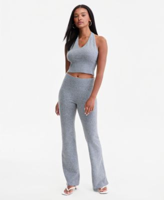 Women's Flare-Leg Sweater Pants