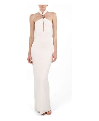 Women's Cut-Out Detail Embellished Maxi Dress