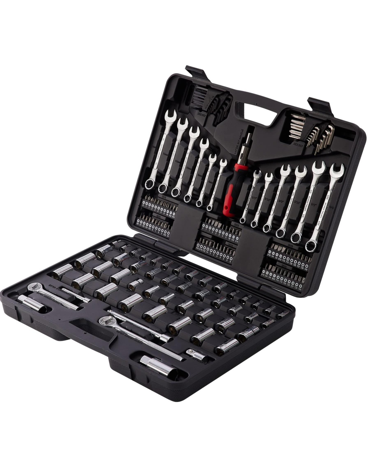 Xdovet Socket Wrench Tool Set 161-Piece Sae Metric Automotive Repair Kit
