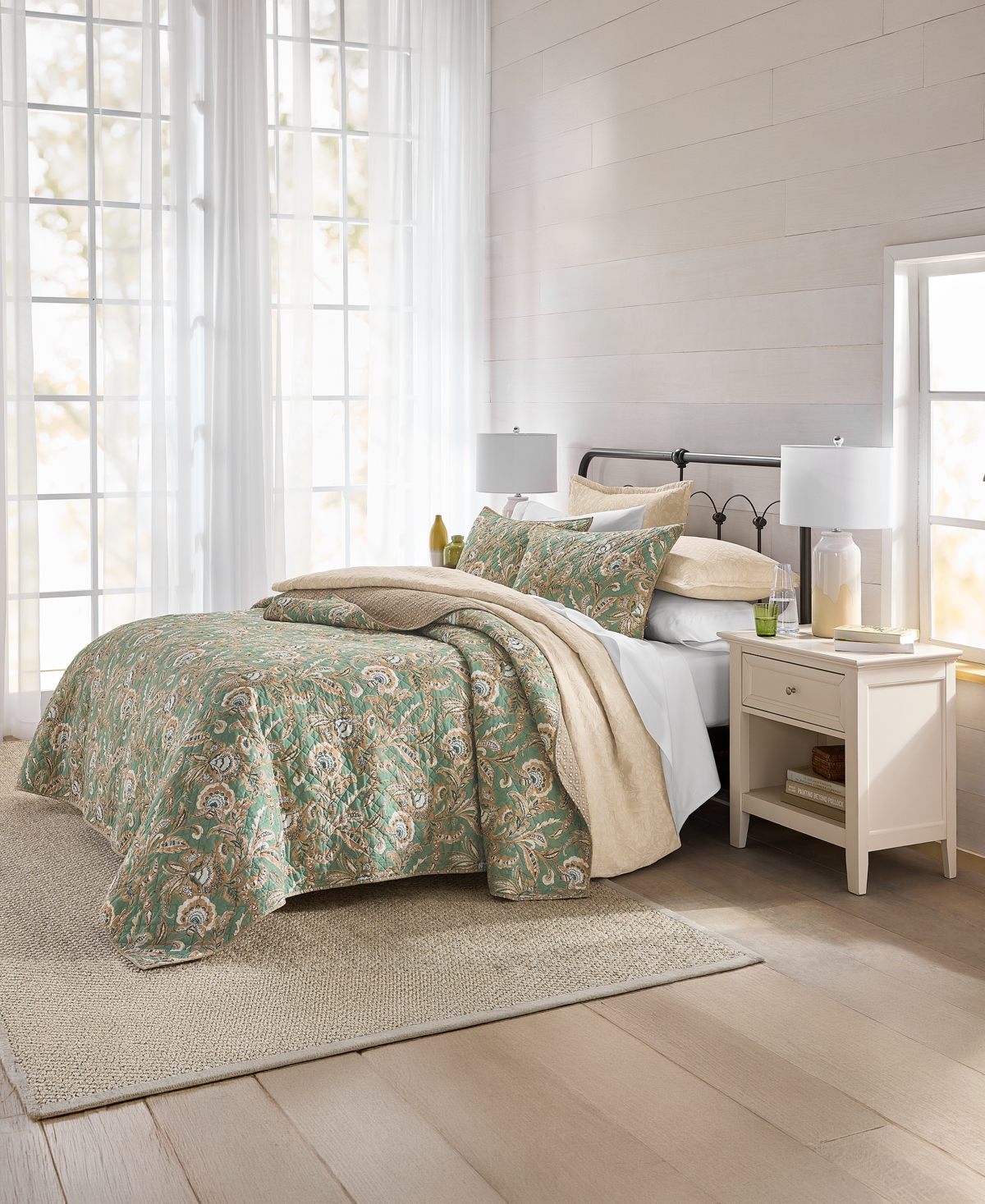 Charter Club Venetian Vine Quilted 3-Piece Quilt Set, King, Macy's Exclusive