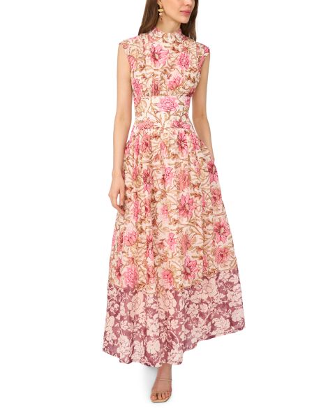 Женское платье Parker Julianne Printed Cotton Maxi, цвет: Angel Wing