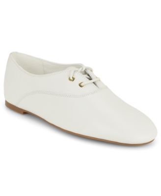 Women's Jazzy Leather Lace-up Oxford Flats