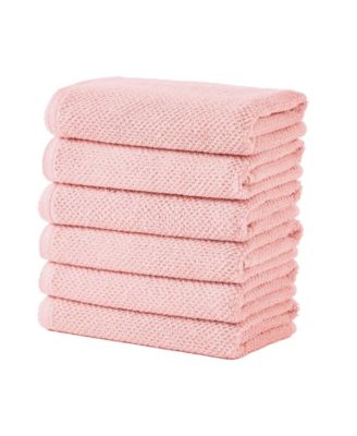  Cotton Textured 6-Piece Hand Towel Set
