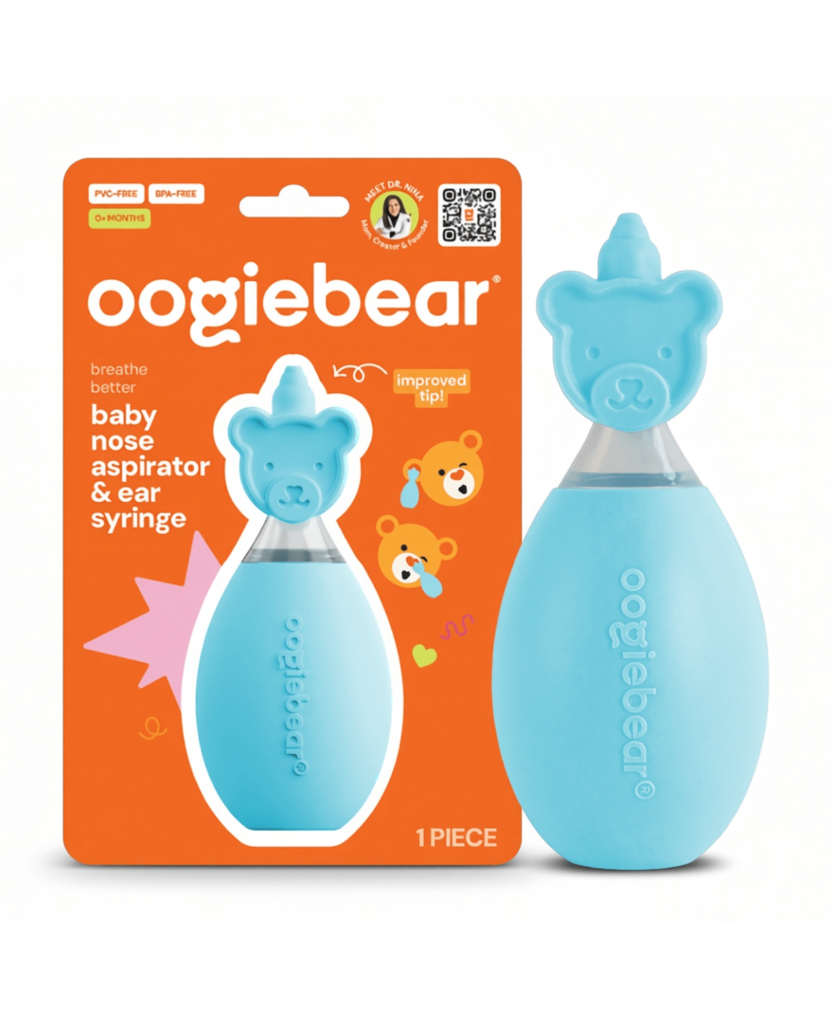oogiebear Booger Picker + Nasal Aspirator Duo