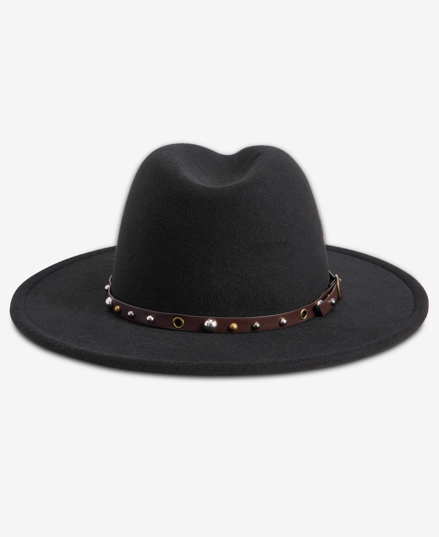 Женский головной убор I.N.C. International Concepts Stone Band Panama Hat, цвет: Чёрный — фото 2