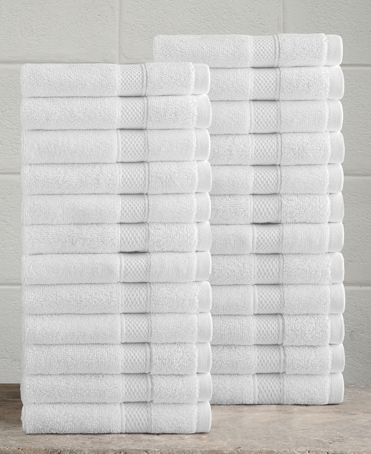 Linum Home Textiles Anovia Turkish Cotton -Piece Washcloth Set