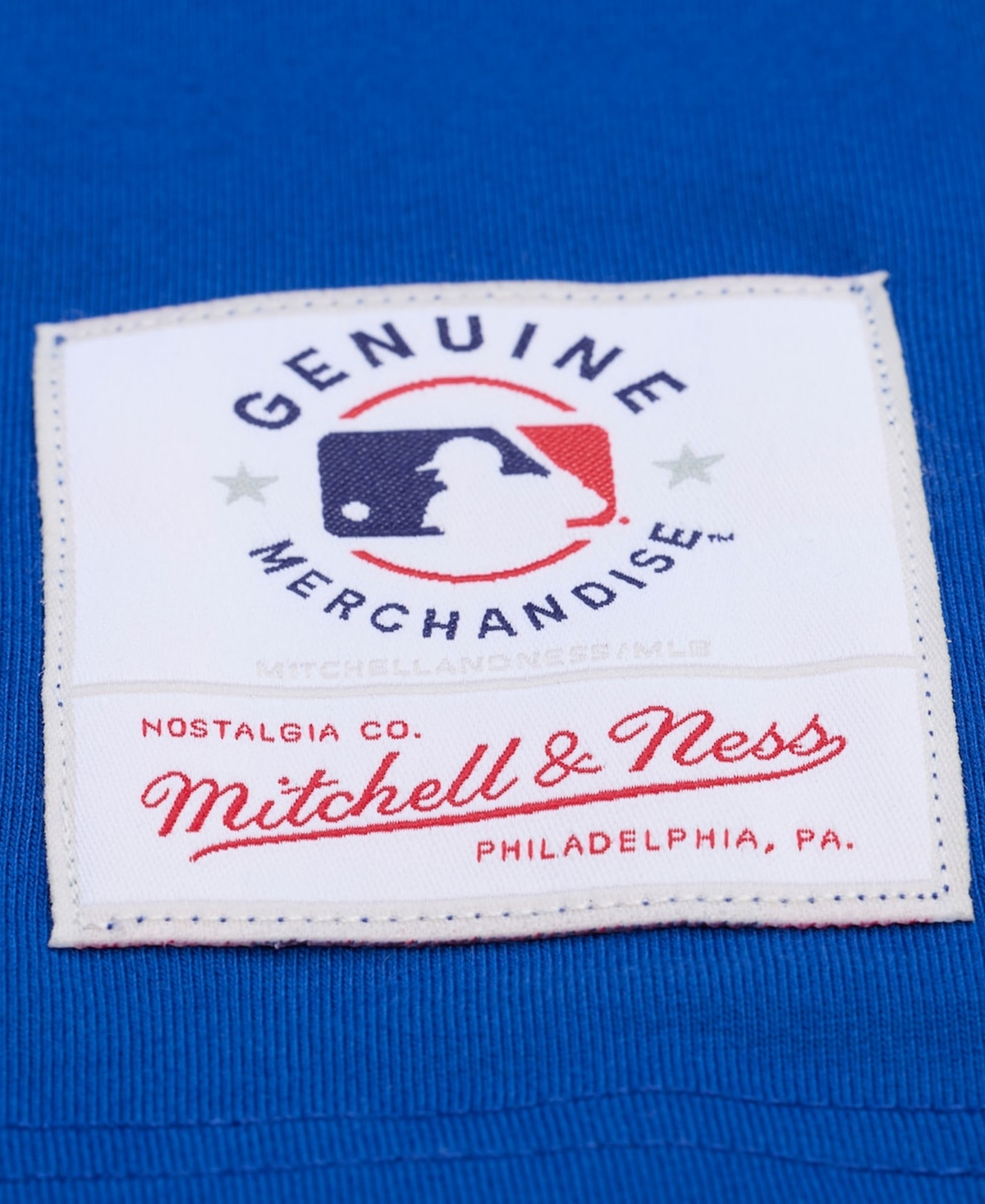 Mitchell & Ness Women's Royal Philadelphia Phillies Pep Rally Cropped Boxy T-Shirt